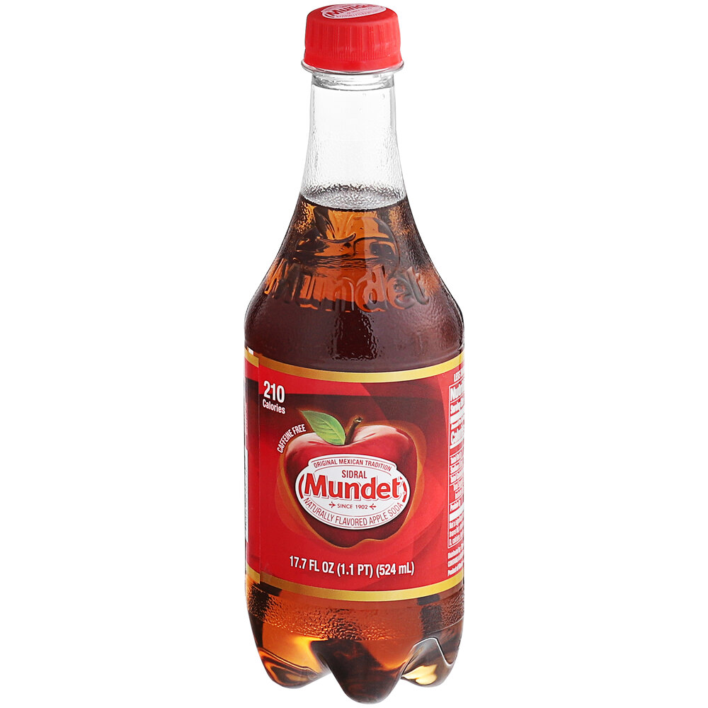 Sidral Mundet Apple Soda 17.7 fl. oz. 24/Case