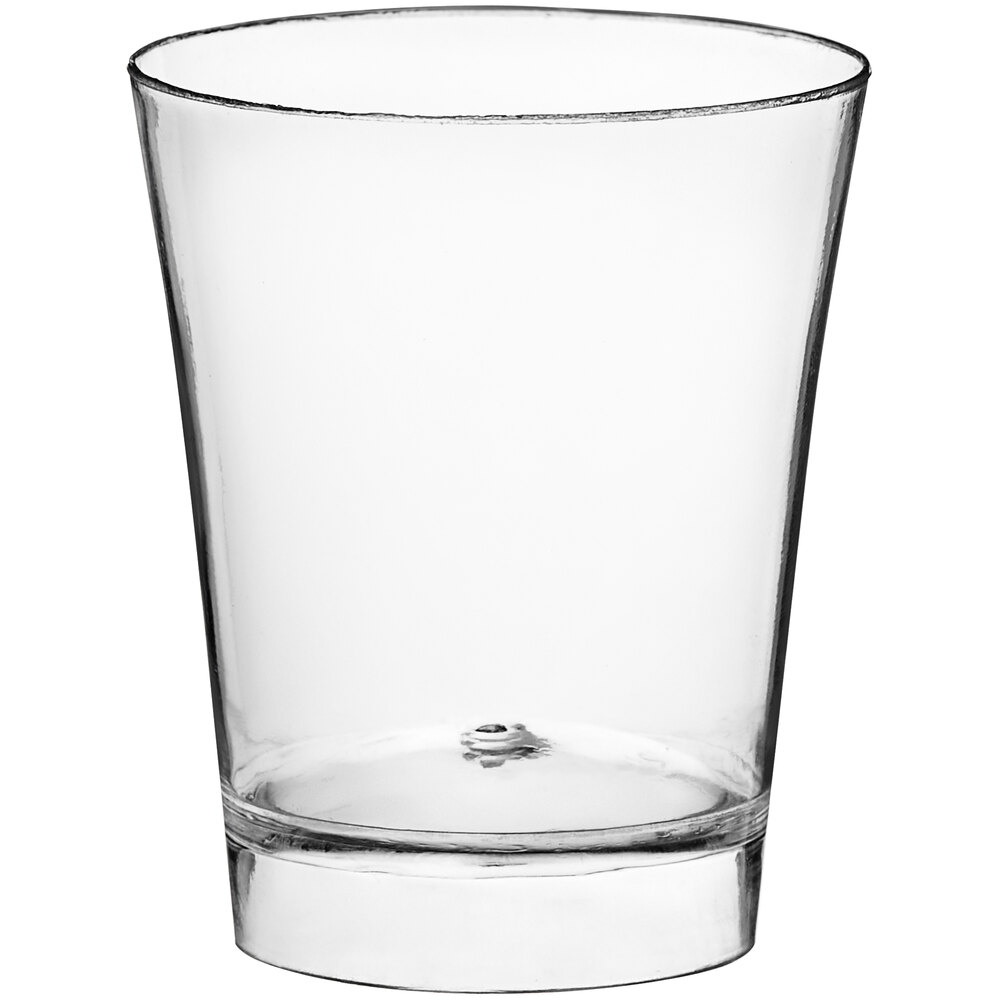 Choice Clear Plastic Tiny Upscale Shot Glass 2 oz. 200/Case