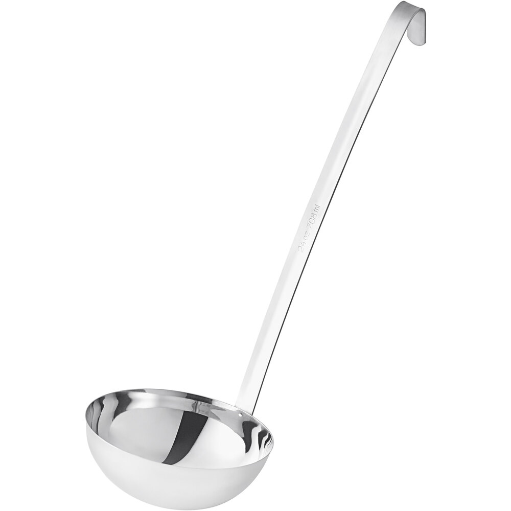 Choice 24 oz. TwoPiece Stainless Steel Ladle