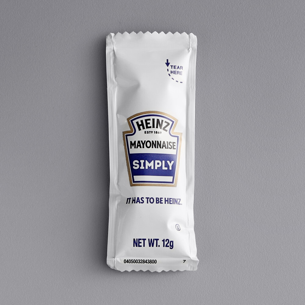 Heinz Simply Mayonnaise Packet 12 Grams 200/Case