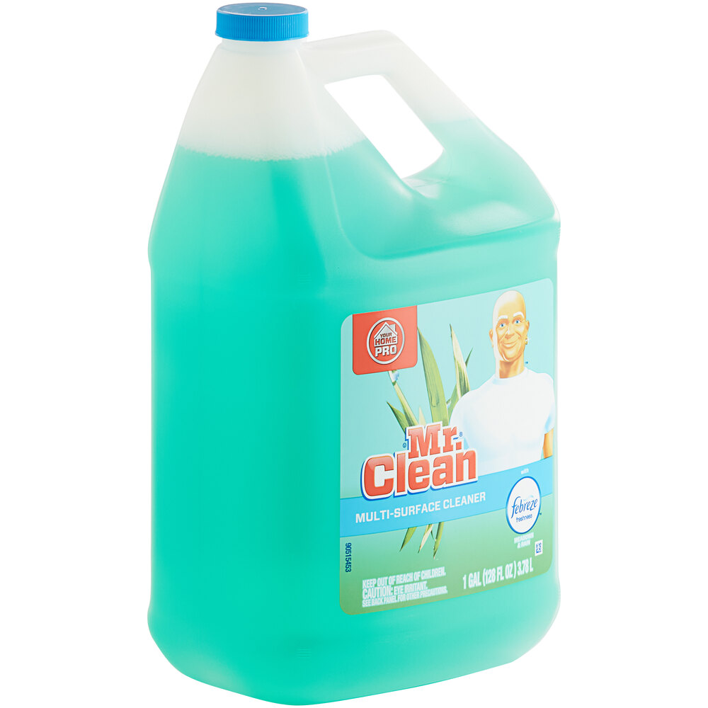 Mr. Clean 23124 MultiSurface Cleaner with Febreze Meadows and Rain 1