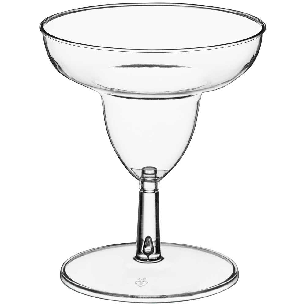 Visions 2 oz. Clear Plastic Mini Margarita Glass 20/Pack