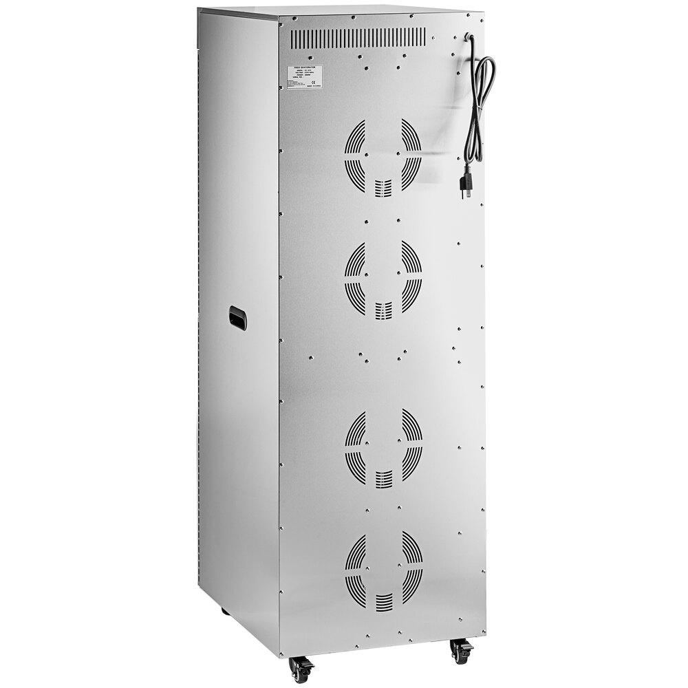 Avantco 32 Tray Stainless Steel Food Dehydrator with Glass Doors - 220V,  3000W