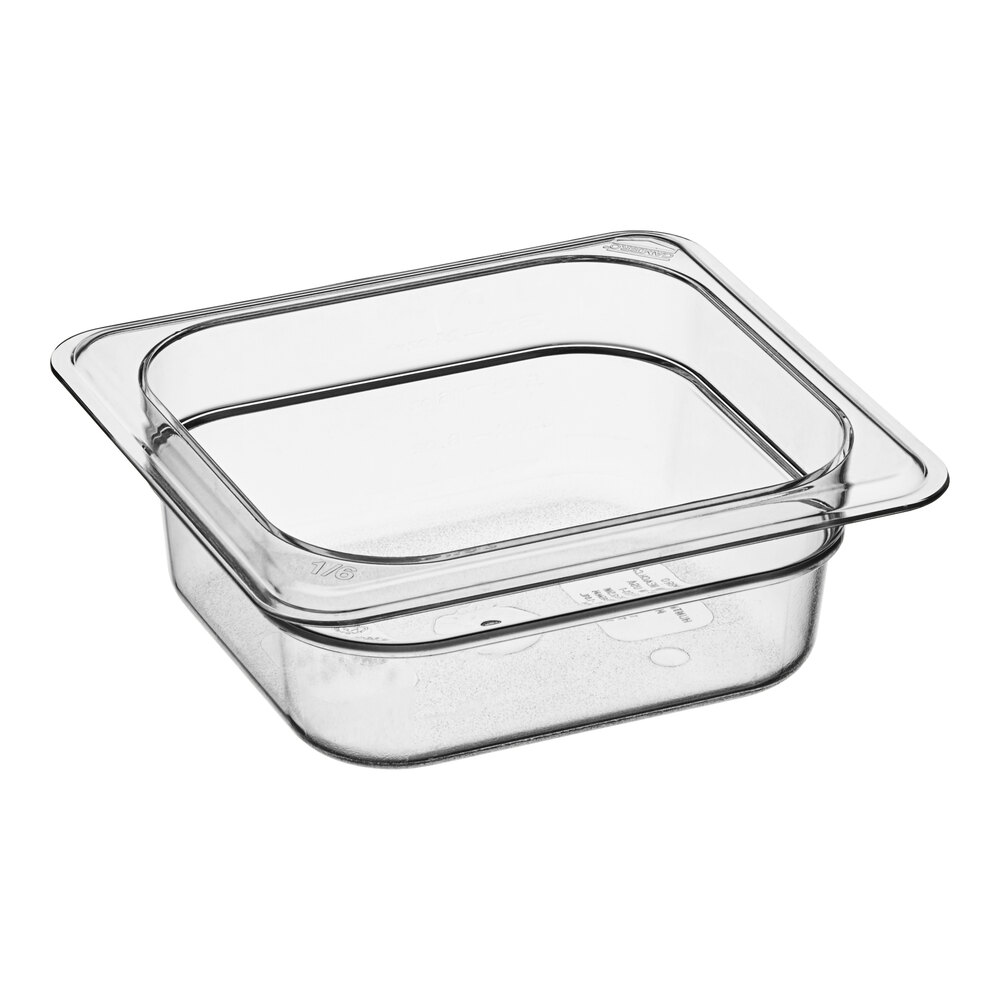 Cambro Camwear® 1/6 Size 2 1/2