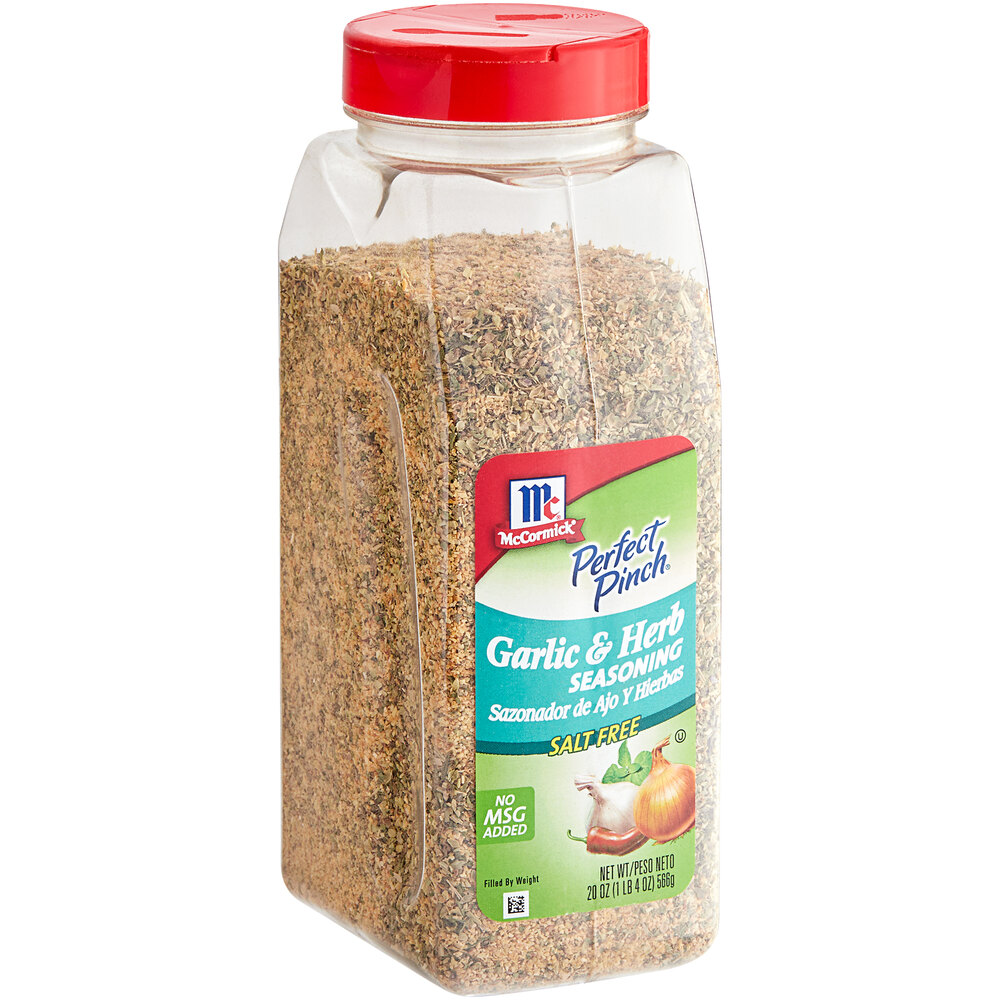 McCormick Perfect Pinch Garlic & Herb Seasoning - 20 oz jar
