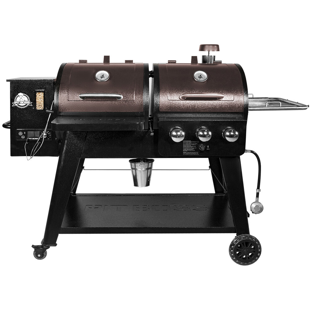 Pit Boss PB1230 Mahogany Series Gas / Pellet Combo Grill