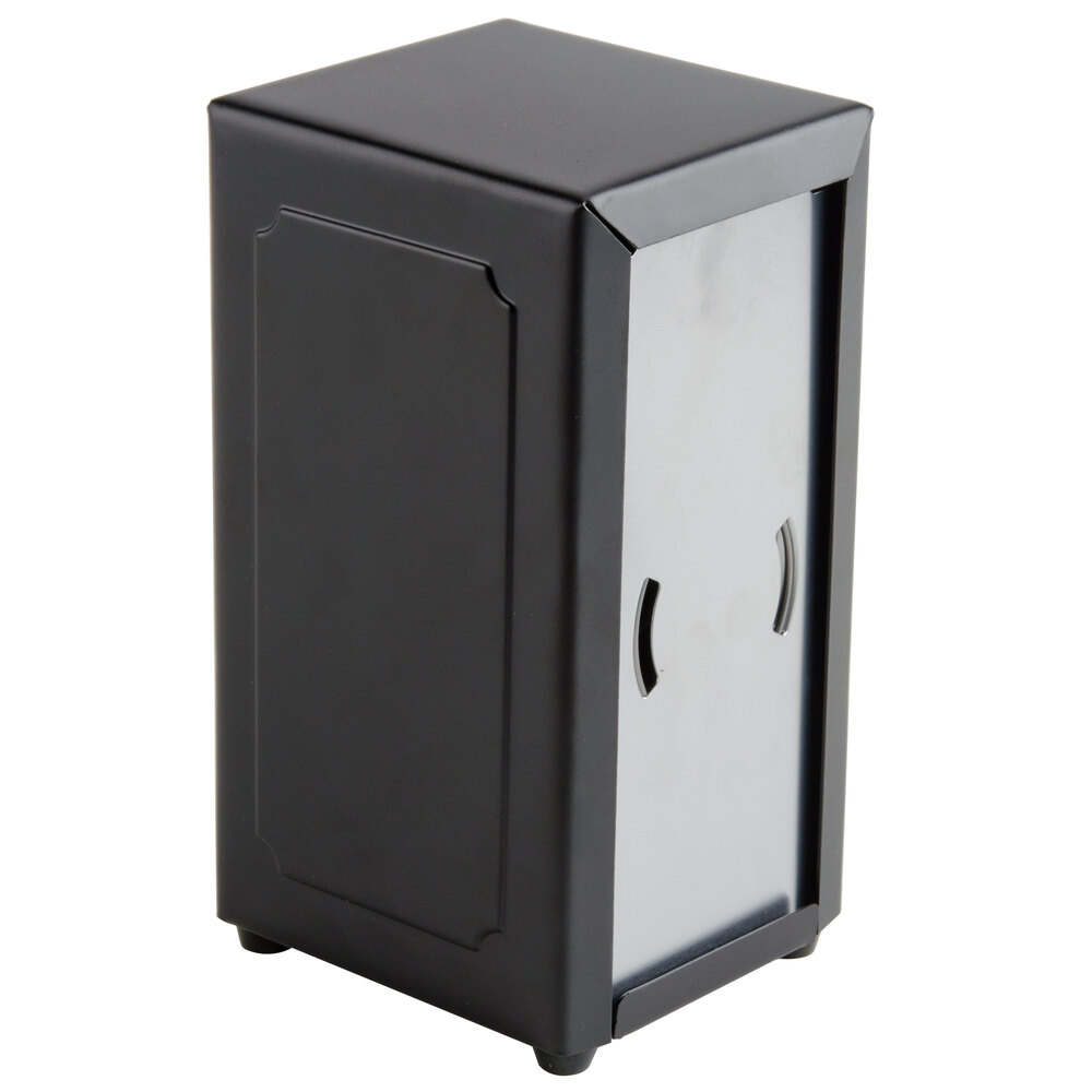 Tablecraft 2212 Tallfold Napkin Dispenser Black