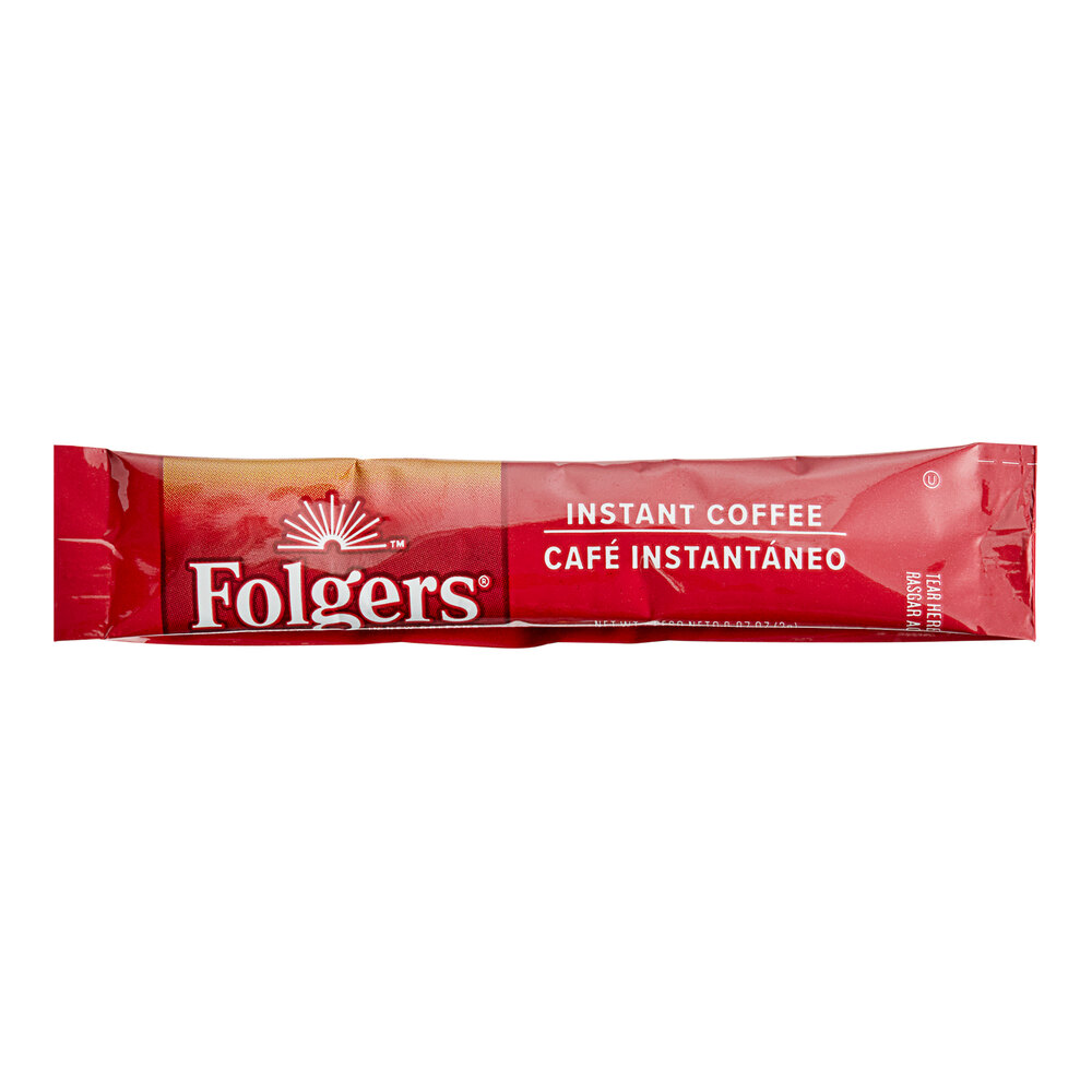Folgers Classic Roast Instant Coffee Packets 192/Case