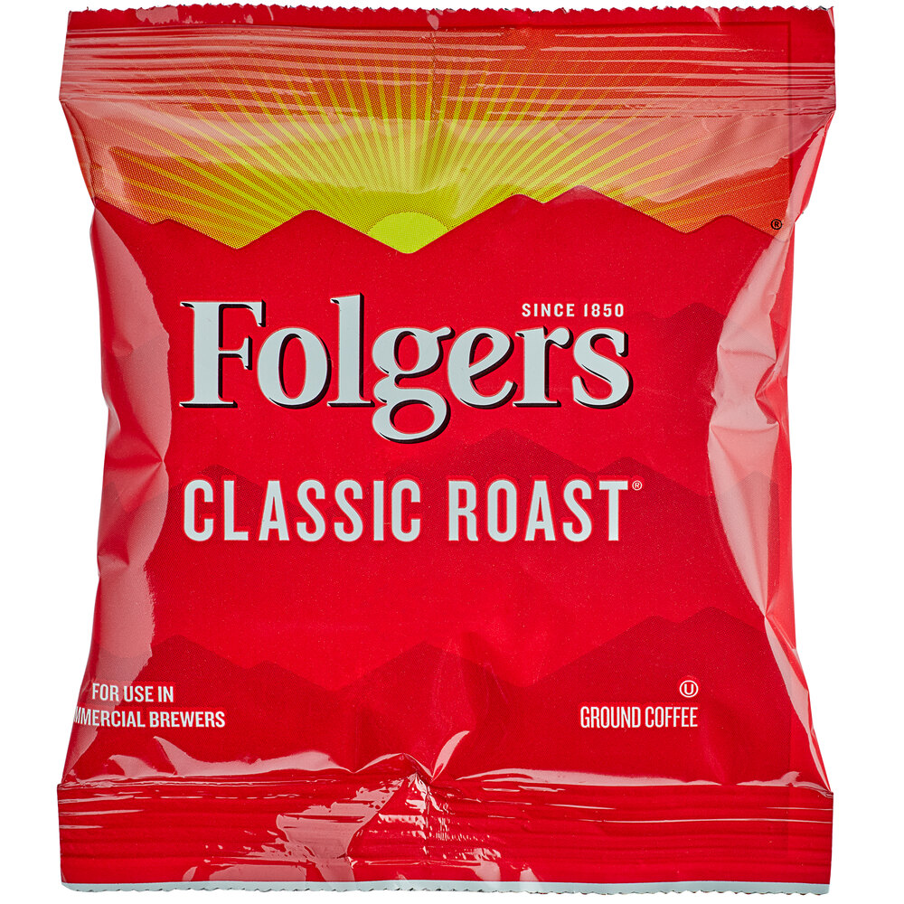 Folgers Classic Roast Coffee Packet 1.5 oz. 42/Case