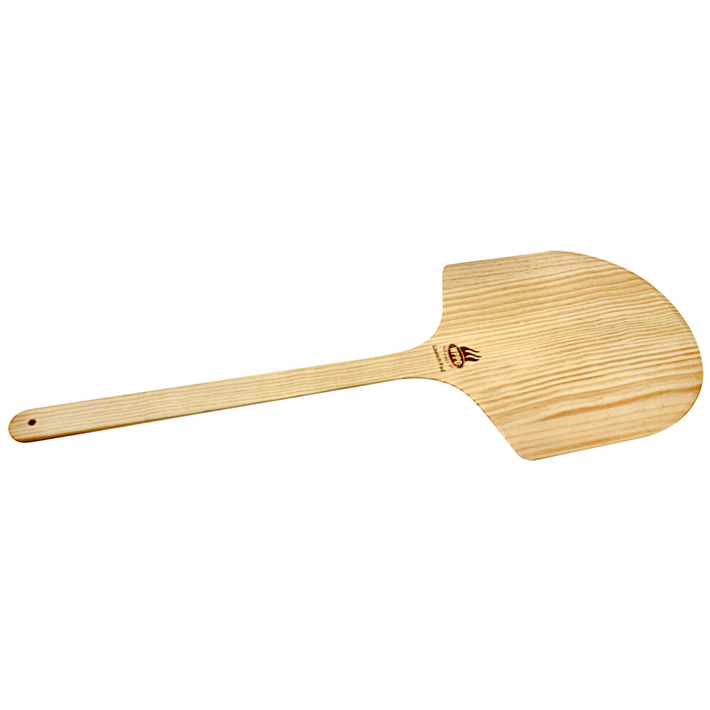 WPPO WKLP14362 14" x 14" Wooden Pizza Peel with 22" Handle 2/Pack