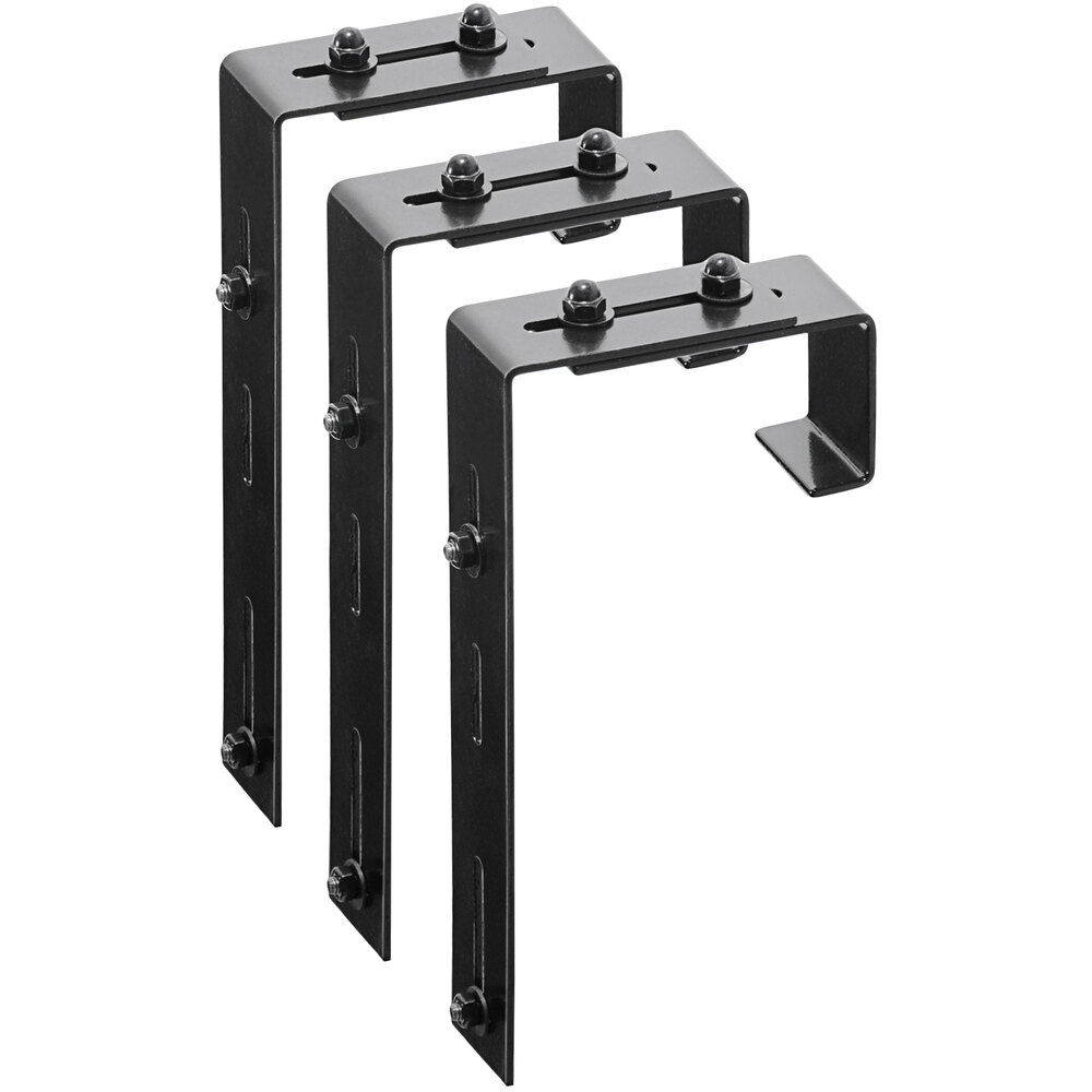 Mayne Adjustable Deck Rail Bracket for Window Boxes 3/Pack