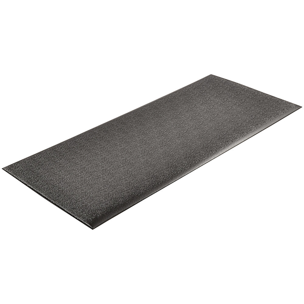 Notrax SofTred 3' x 12' Black AntiFatigue Mat 411S4312BL 9/16" Thick