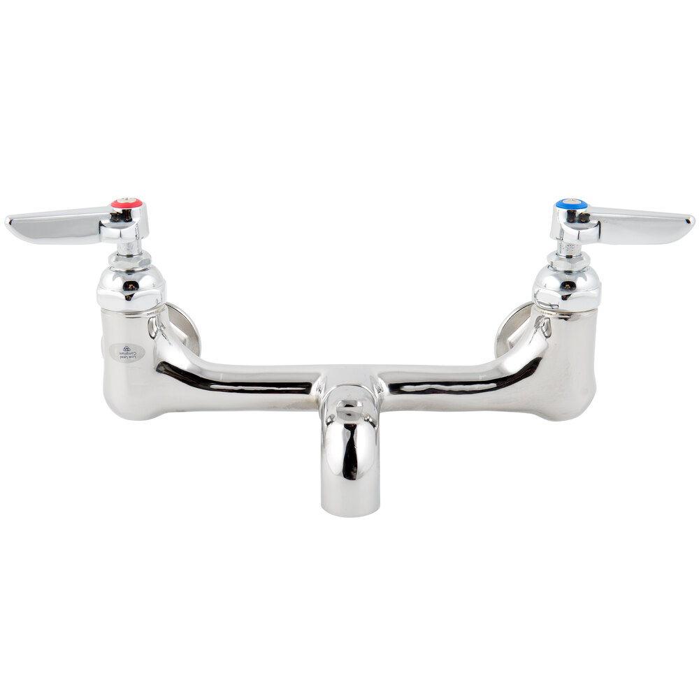 T&S B0672POL Wall Mount Service Sink Faucet with 2 3/8" Spout, Pail
