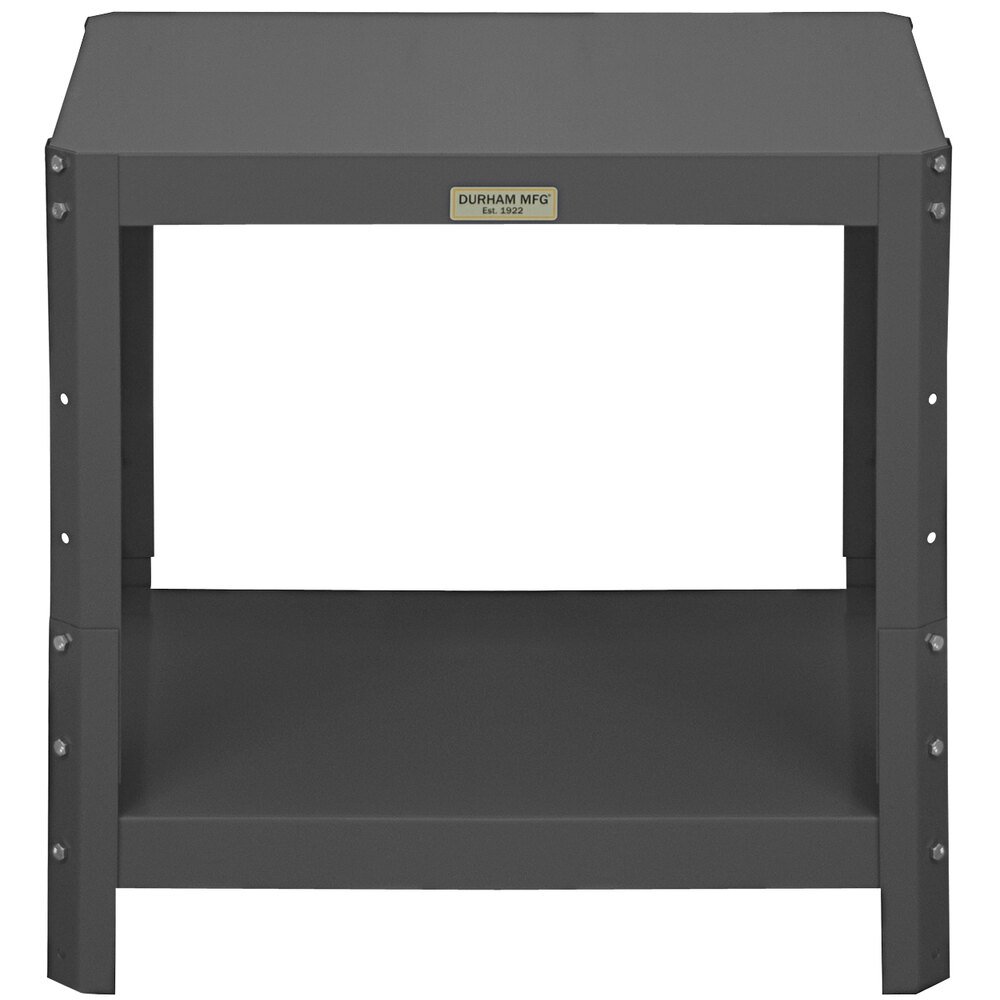 Durham Mfg 2 Shelf Adjustable Height Machine Table
