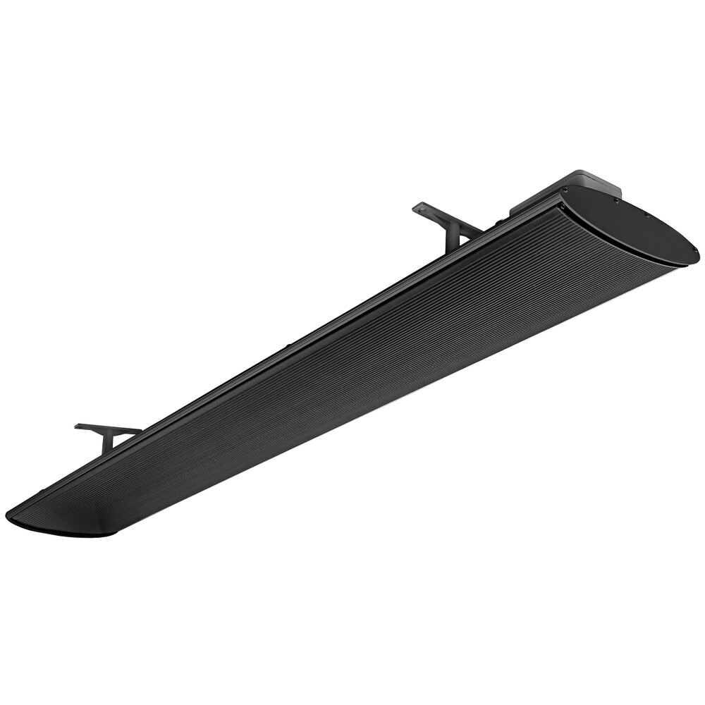 Aura Shadow Black Aluminum No-Light Electric Infrared Heater - 208/240V,  2400W