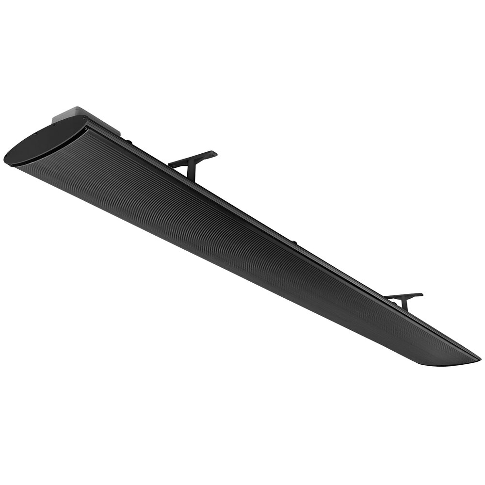 Aura Shadow Black Aluminum No-Light Electric Infrared Heater - 208/240V,  3200W