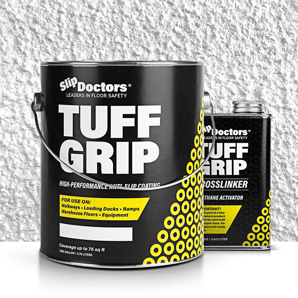 SlipDoctors Tuff Grip Extreme 1 Gallon White Aggressive Traction Non