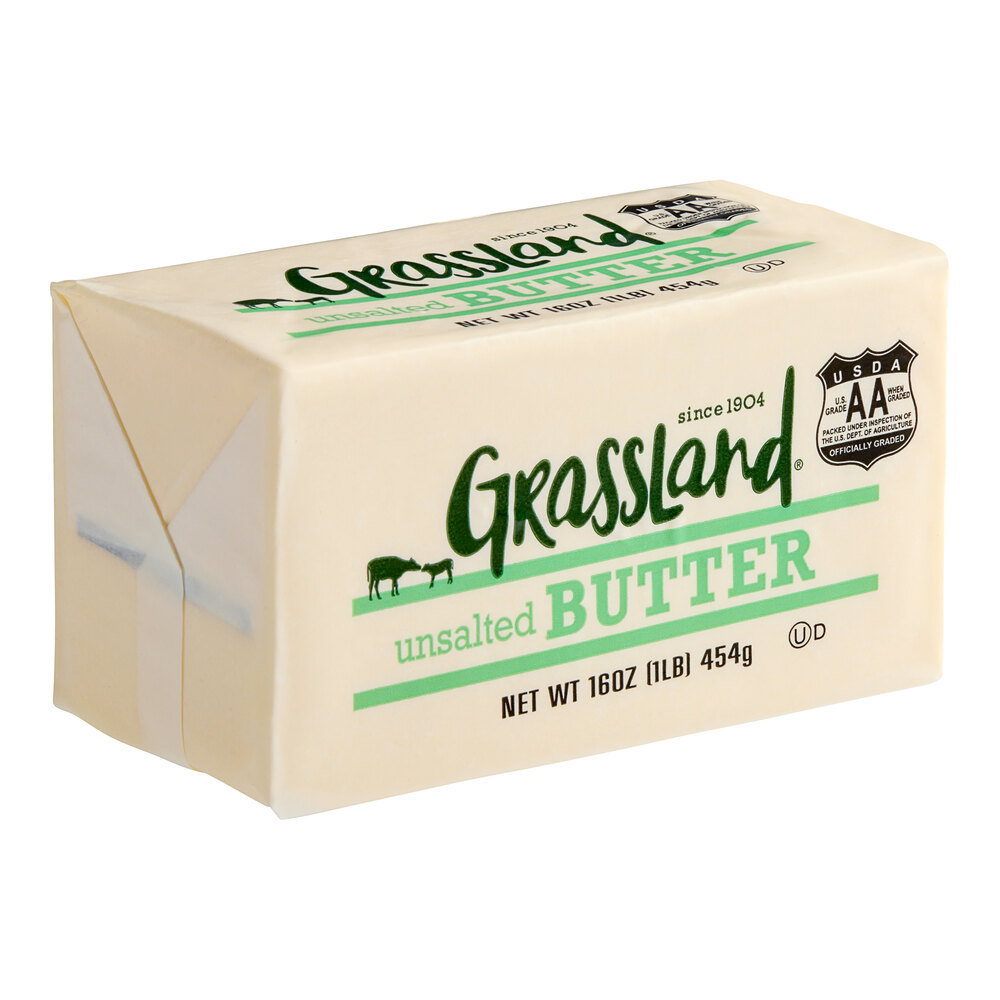 Grassland Unsalted Grade AA Butter 1 lb. 9/Case