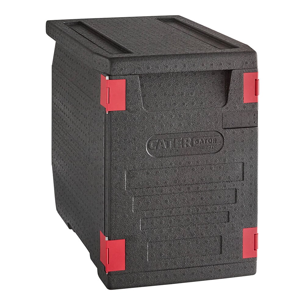 CaterGator Dash Black Front Loading EPP Insulated Food Pan Carrier - 6 ...