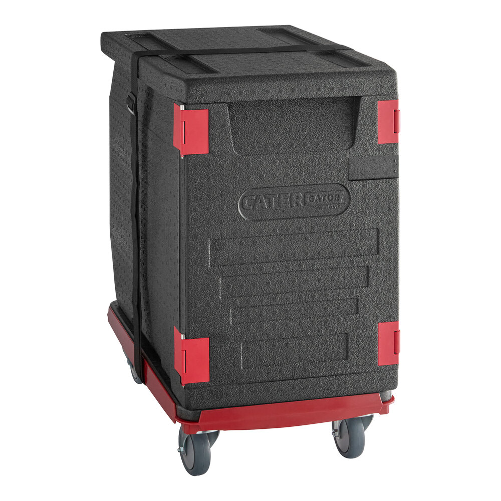 CaterGator Dash Black Insulated EPP Pan Carrier Kit with (1) 6 Full