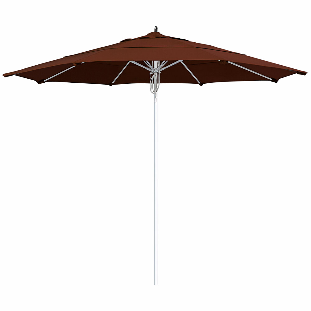 California Umbrella Newport Series 11' Pulley Lift Umbrella with 1 1/2