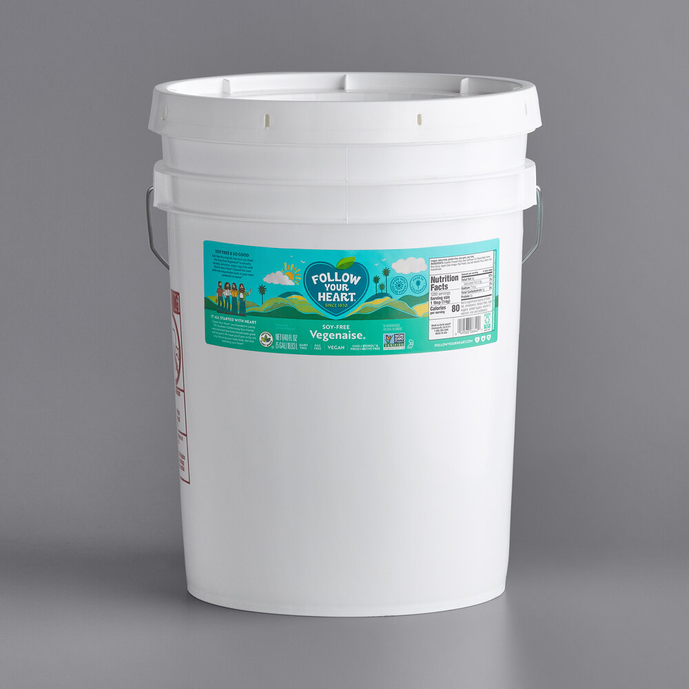 Follow Your Heart Vegenaise SoyFree Vegan Mayonnaise 5 Gallon
