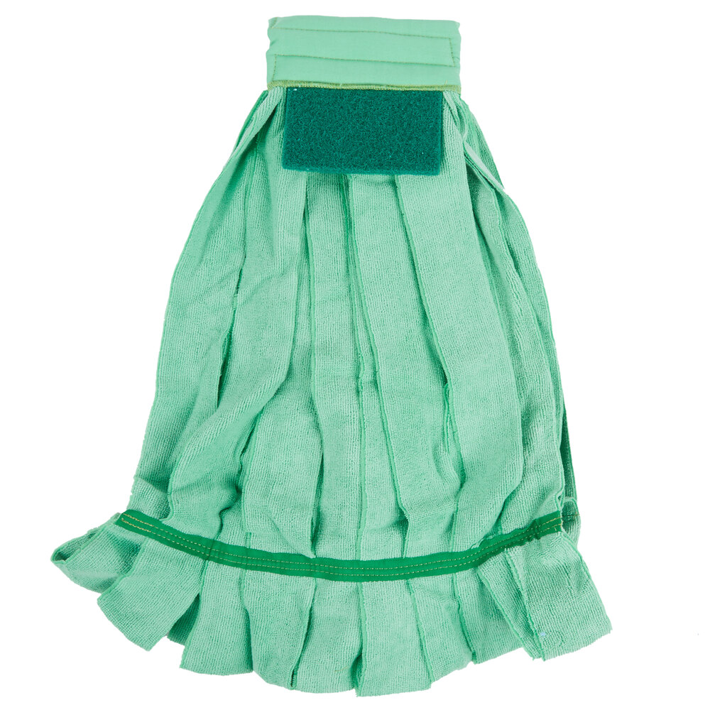 24 oz. Green Microfiber Strip Mop Head