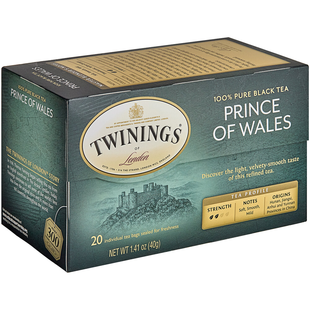 Twinings Prince of Wales Tea Bags 20/Box