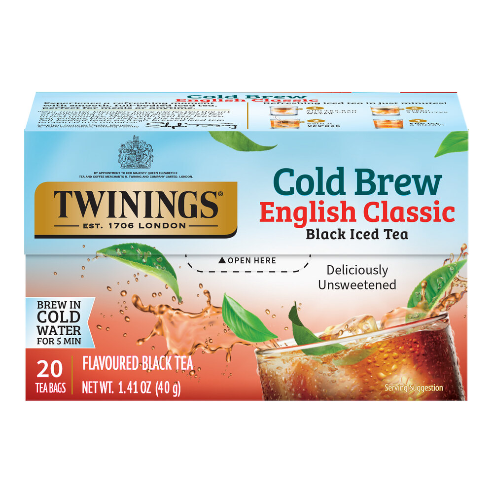 Twinings English Cold Brew Iced Tea Bags (20/Box)