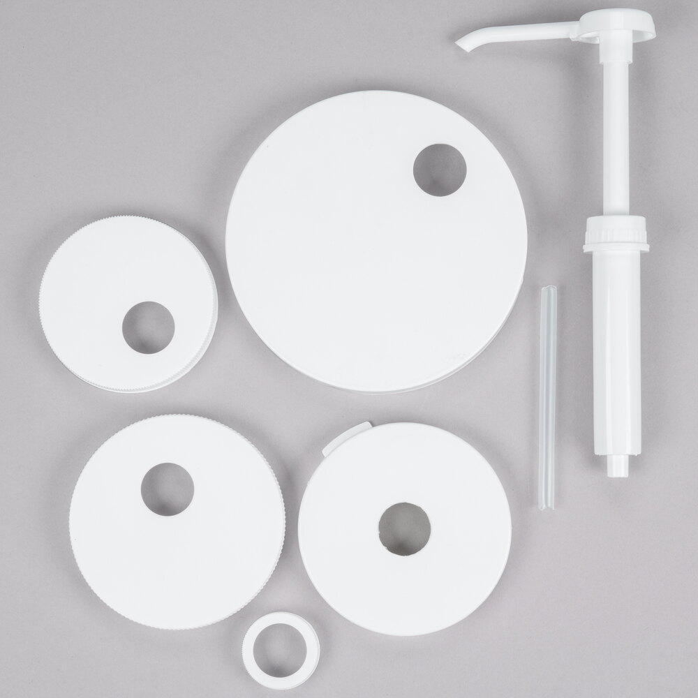 Condiment Pump Kit For Ketchup, Mustard, & More