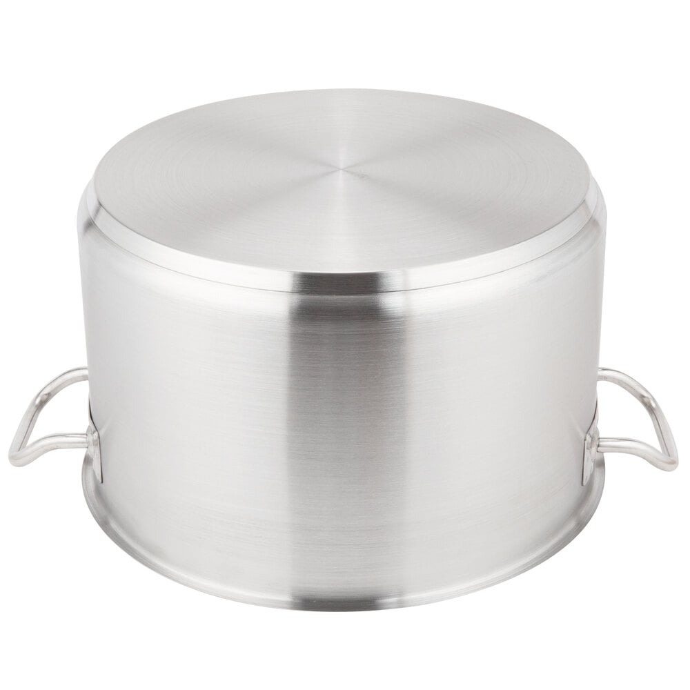 Vigor SS1 Series 6.75 Qt. Stainless Steel Aluminum-Clad Sauce Pot with Cover