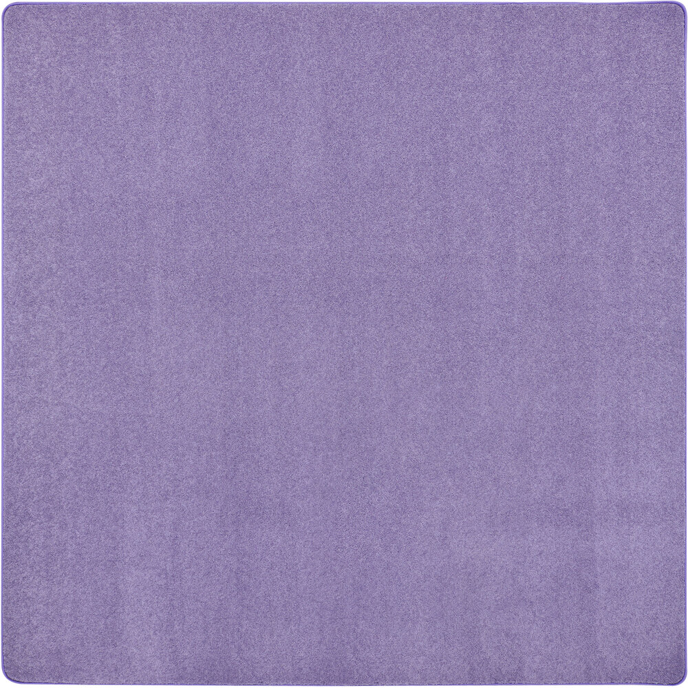 Joy Carpets Kid Essentials Just Kidding 12' Very Violet Square Area Rug