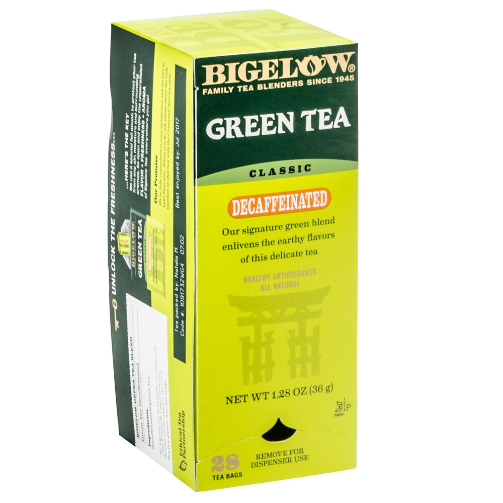 Bigelow Decaffeinated Green Tea Bags 28/Box