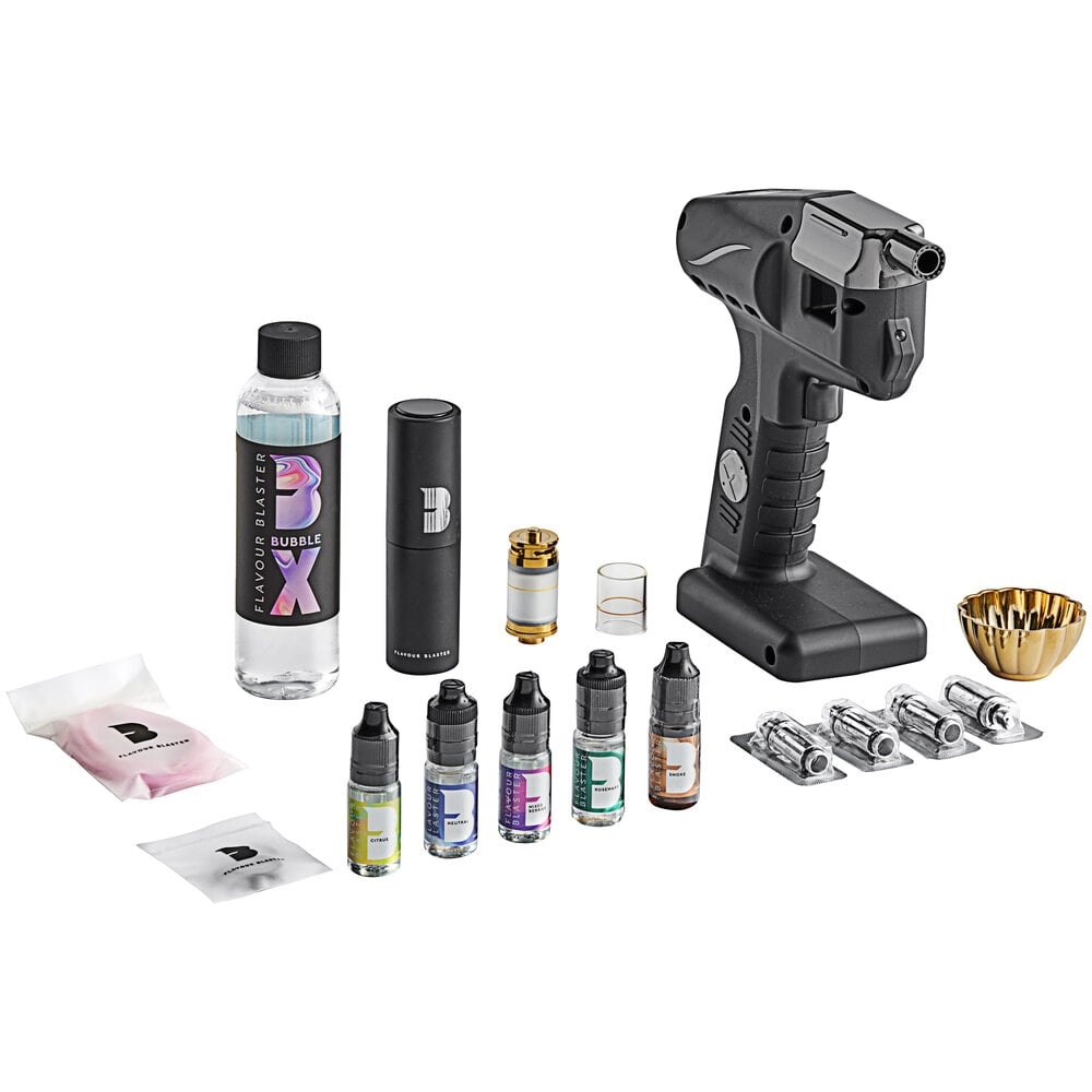 Flavour Blaster Black Pro 2 Cocktail Gun All-in-One Starter Kit