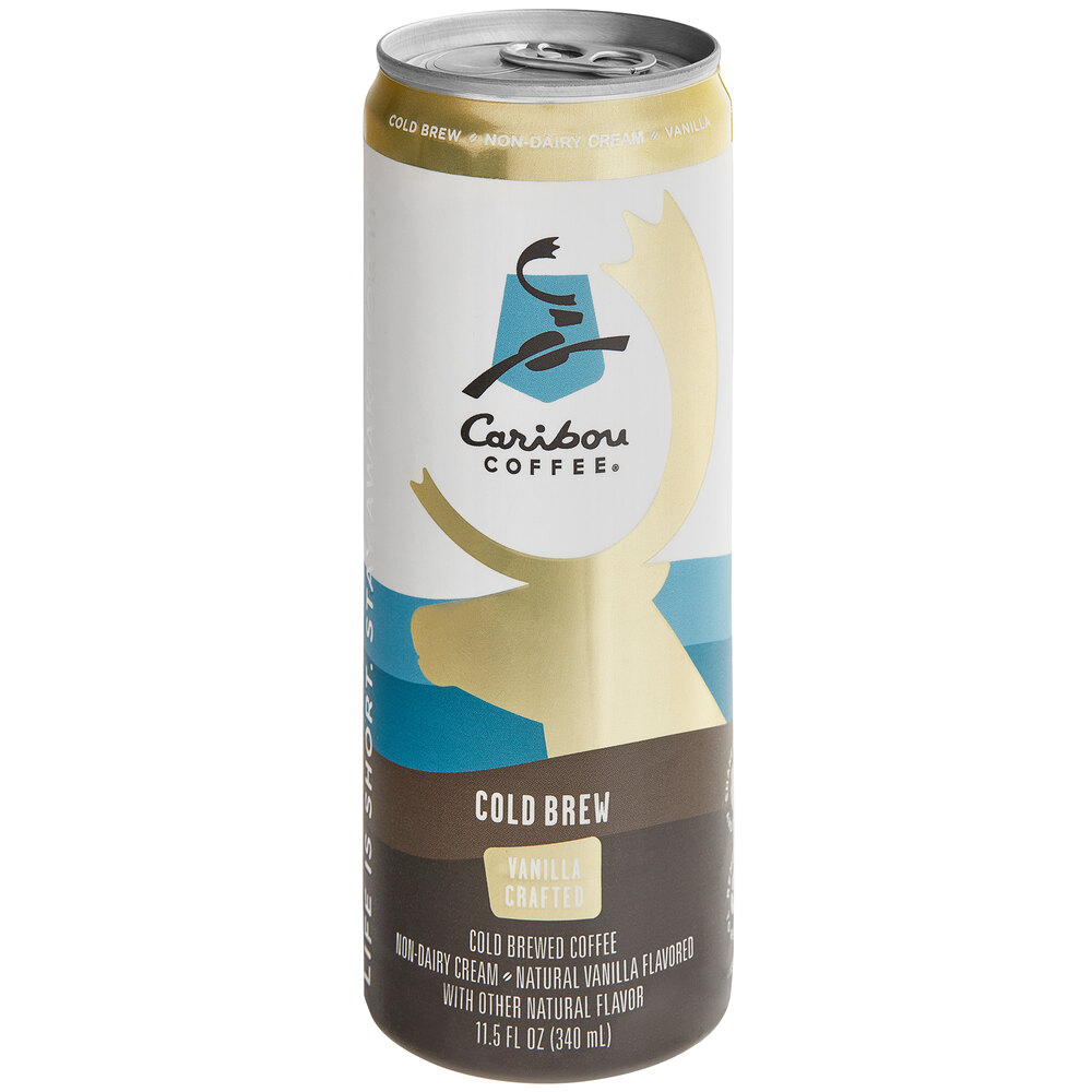 Caribou Vanilla Crafted Cold Brew Coffee 11.5 fl. oz. 12/Case