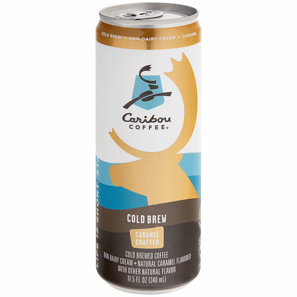 Caribou Caramel Crafted Cold Brew Coffee 11.5 fl. oz. 12/Case