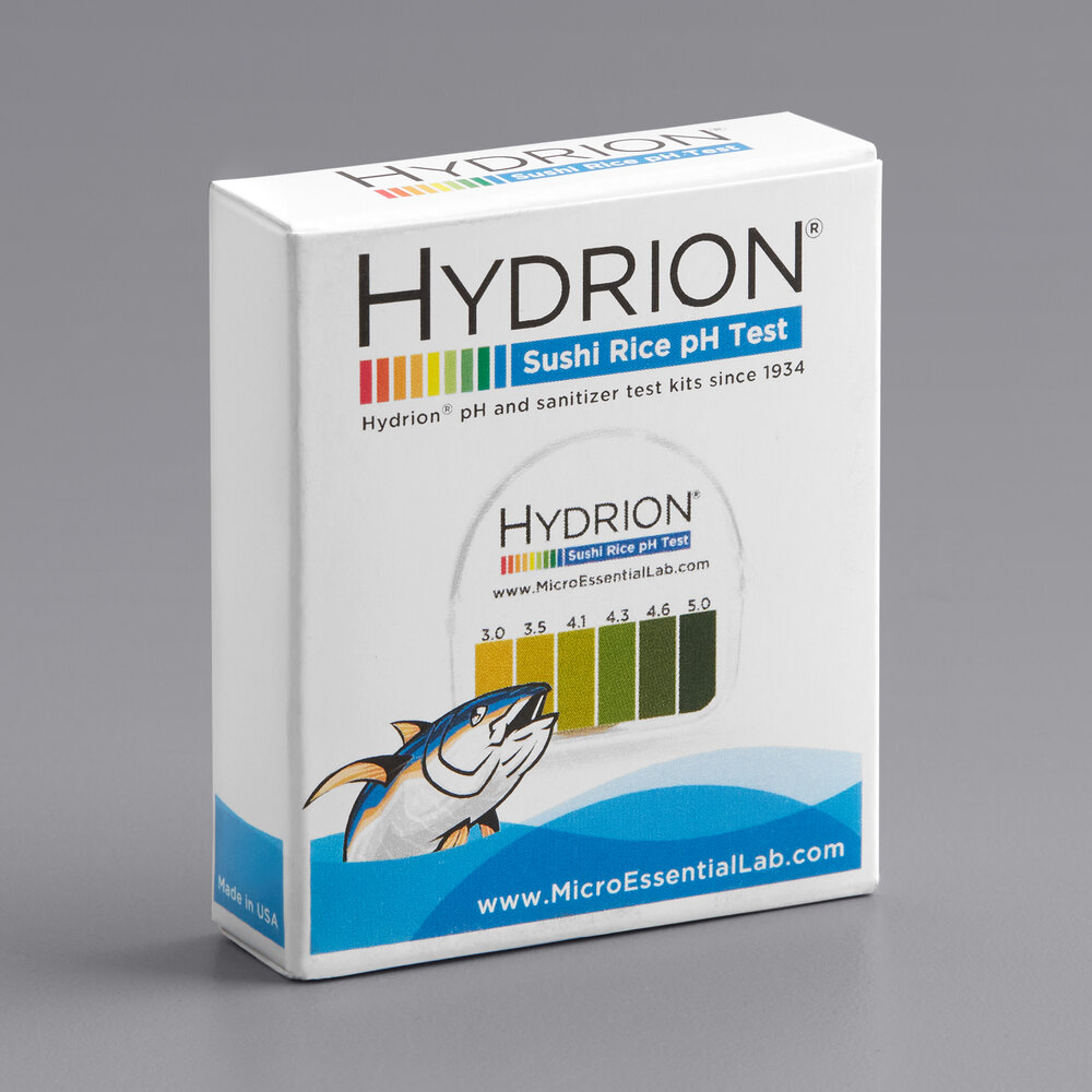 Hydrion Sushi Rice pH Test Paper Dispenser Level 35