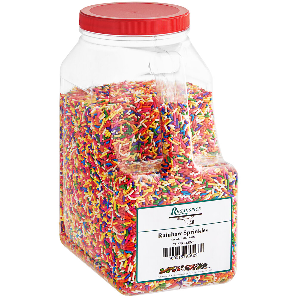 Regal Rainbow Sprinkles 7.5 lb.