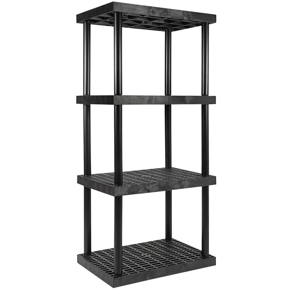spc-industrial-durashelf-36-x-24-x-75-plastic-grid-top-4-shelf