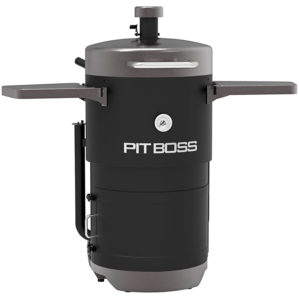 Pit Boss 10796 24" Mahogany Vertical Barrel Charcoal Smoker