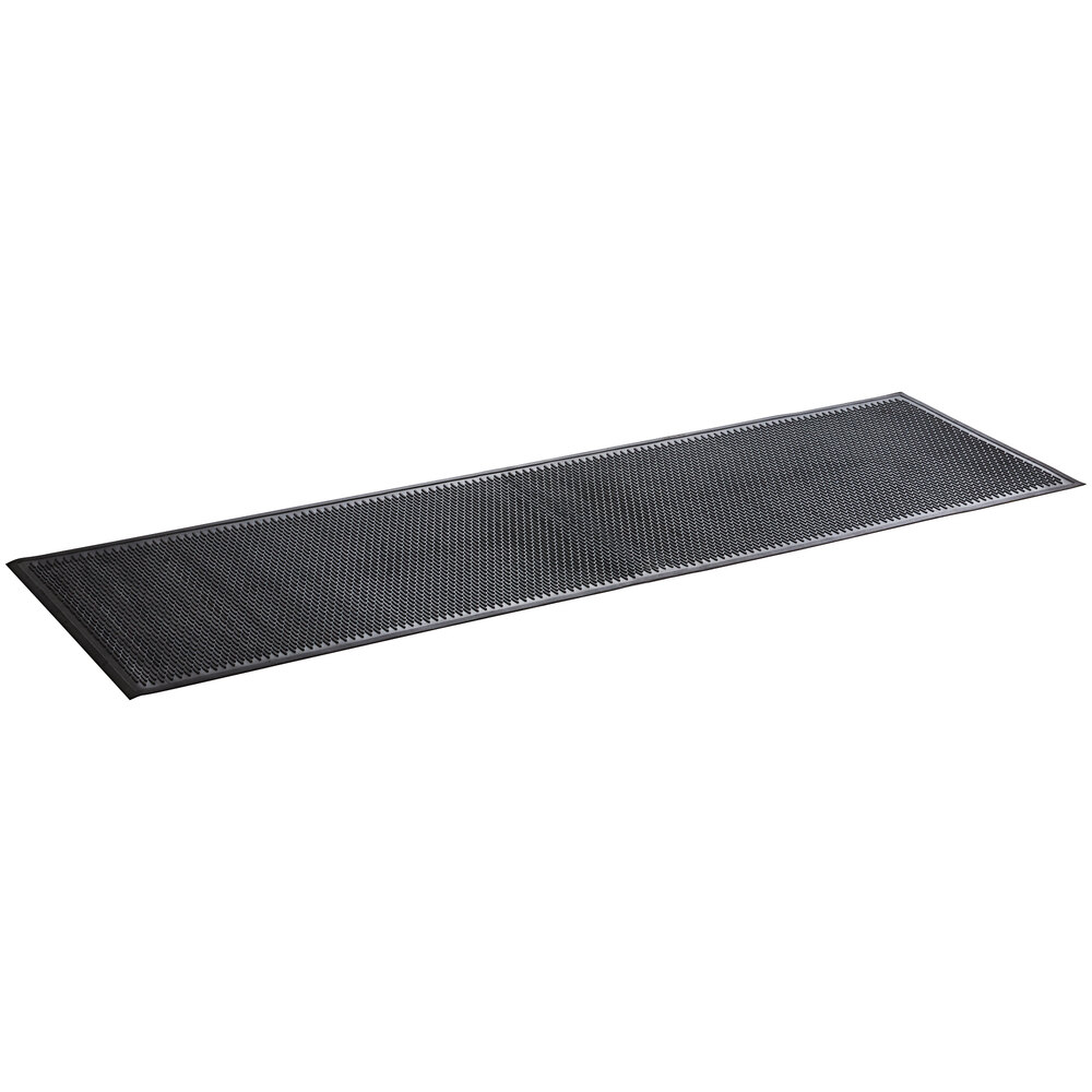 ラヴィール　サブマット Lavex 3' x 10' Heavy-Duty Black Rubber Ridge-Scraper Top Anti-Slip