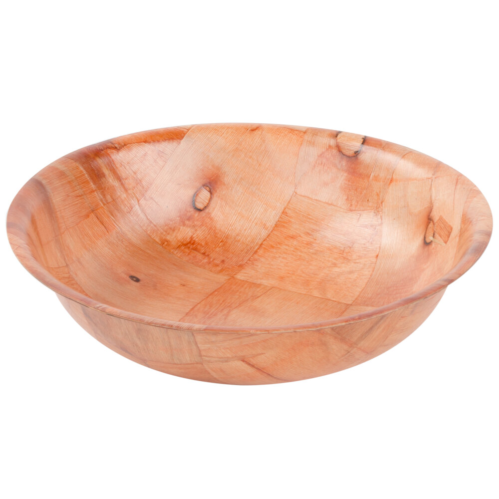Serving Bowl Round Woven Wooden Bowls 305mm12 inch Wooden BowlSnack Bowl