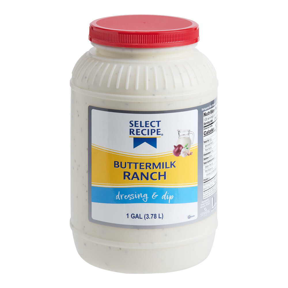 AAK Select Recipe Ranch Dressing 1 Gallon Container - 4/Case