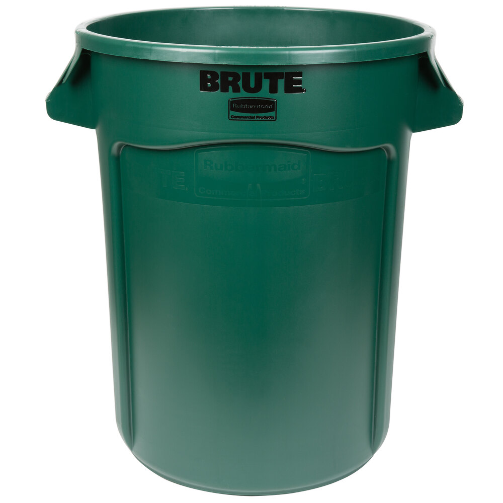 Rubbermaid FG263200DGRN BRUTE 32 Gallon Green Trash Can