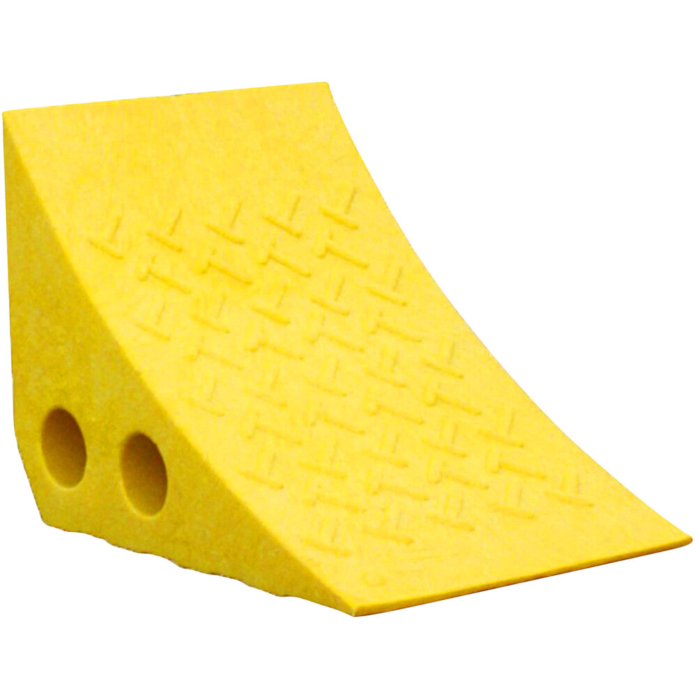 PlasticsRUnique Yellow Plastic Parking Wheel Chock PWCY