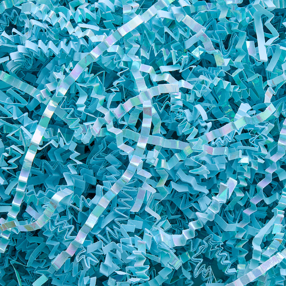 SpringFill Pastel Blue Radiance Crinkle Cut™ Paper Shred 10 lb.