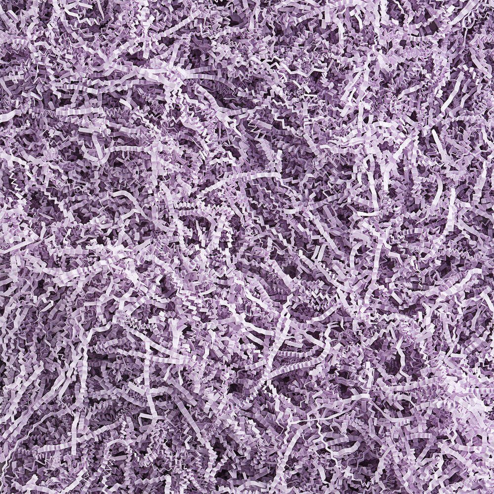 Lavex 10 lb. Crinkle Paper Shred Orchid