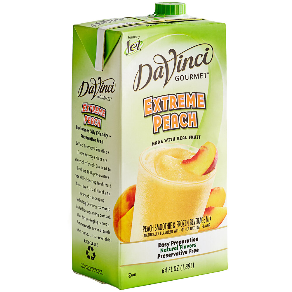 DaVinci Gourmet 64 fl. oz. Extreme Peach Real Fruit Smoothie Mix