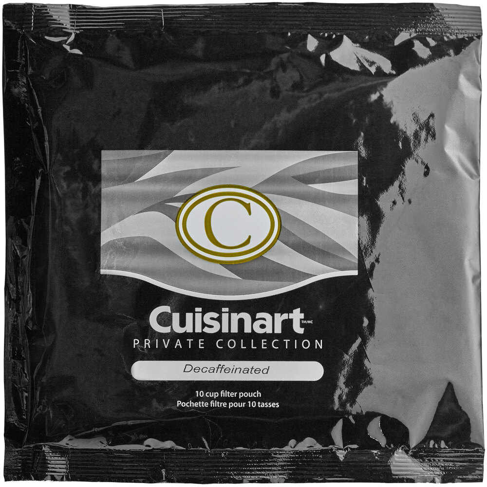 Cuisinart Private Collection Decaf 10Cup Coffee Filter Pack 75/Case