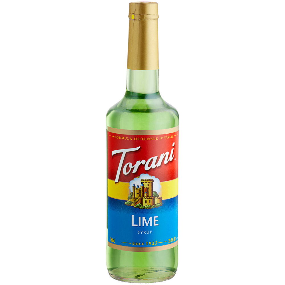 Torani Lime Flavoring / Fruit Syrup 750 mL
